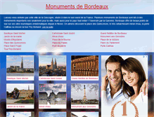 Tablet Screenshot of monumentsdebordeaux.com